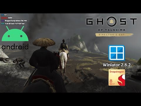 Ghost of Tsushima | Winlator Ludashi v2.8.2 | Snapdragon 8 Gen 2 | New Turnip Driver MTR v1.8.7
