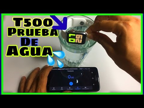 T500 SMARTWATCH/ PRUEBA DE AGUA / en ESPAÑOL