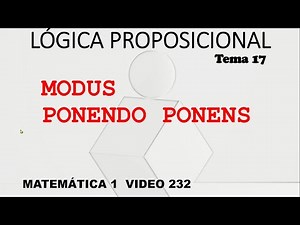 Lógica proposicional | Modus Ponendo Ponens