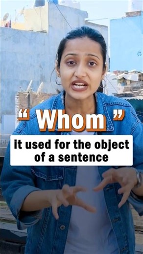 " Who " VS " Whom " VS " Whose " difference? #english #englishgrammar #learnenglish #viralvideo