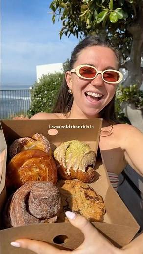 Trying the best bakery in San Diego