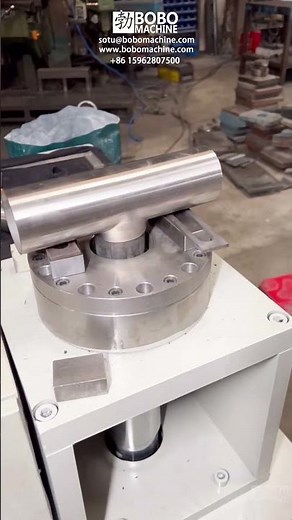 Tee Tube Pulling Machine+Tee Reducing Tube Pulling And Shaping Making Machine