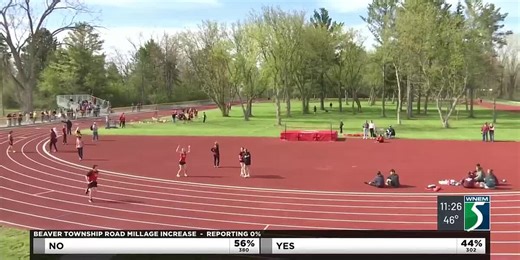 Caseville High School holds their first home track & field meet