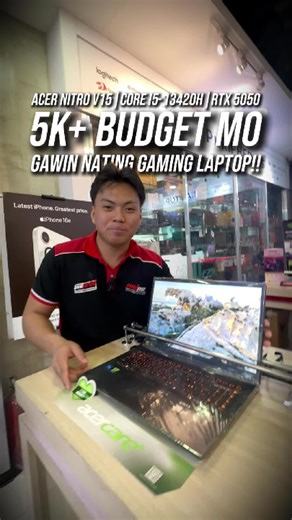 Acer Nitro V15 Gaming Laptop: 5K/Month!