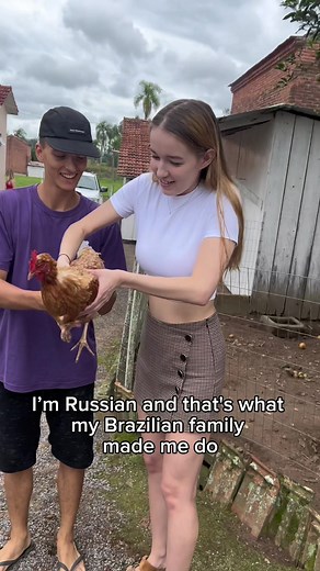 This is what I had to do on my first day in #Brazil 🫣🇧🇷🤍 #internationalcouple #russiangirl #couples #countrylife #travellife #interior #countryside