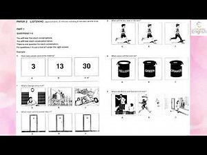 KET 4, Test 3, Part 1 Listening A2