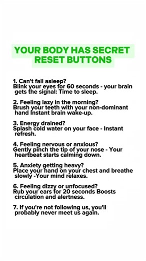 🧠 Your Body Has a Secret Reset Button 😳 | Psychology & Health Facts #Shorts