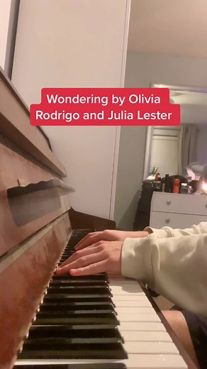 Piano Cover of 'Wondering' by Olivia Rodrigo