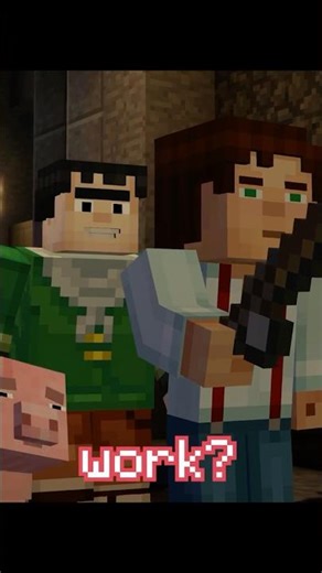 Making a FISHING ROD Instead of a Bow - Minecraft Story Mode #minecraftstorymode