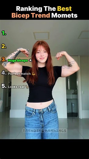 Ranking The Best Bicep Couple Trend moments 💪 #shorts #gym #fitness #funny #couplegoals #bicep