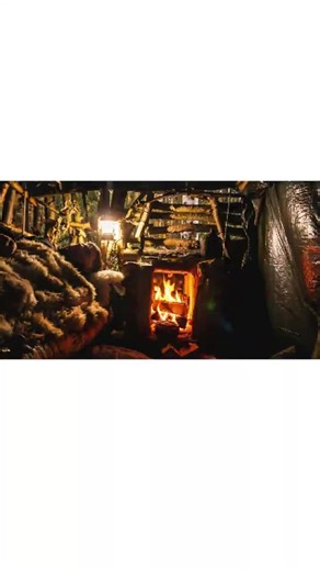 New video. Most cozy fireplace made by wood. Full video on my YouTube channel❤️ #bushcraft #outdoorlife #fireplace #denmark🇩🇰 #camping