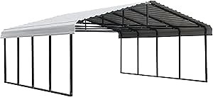 ARROW CPH202007, 20x20, Eggshell Carports, 20' x 20'