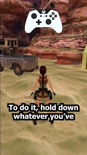 Tomb Raider IV - VI Remastered - How to do a Back Flip without weapons in Modern Controls