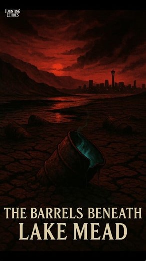 Real Horror Events (2022) When Lake Mead’s waters fell, it didn’t just reveal the past — it spat it back out. In 2022, boaters discovered a rusted barrel half-buried in the mud. Inside was a man folded and shot through the skull, his shoes traced to the 1970s. More barrels surfaced, each one filled with bones and secrets long drowned. They say the lake still whispers when the wind moves across the water… and it’s not done giving bodies back. 🌊💀 If this story gave you chills, share it so no one