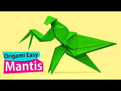 How To Make Origami Mantis