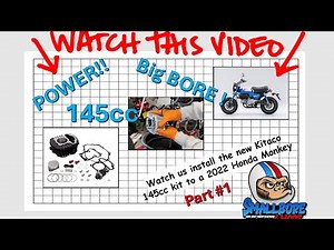 Kitaco 145cc Big Bore Kit for Honda Monkey and Grom (Part One)