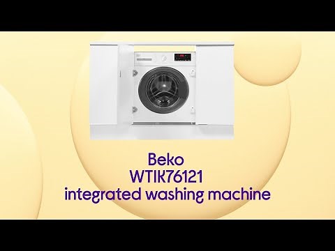 Beko WTIK76121 Integrated 7 kg 1600 Spin Washing Machine - Product Overview