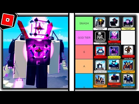 The BEST TIER LIST of ALL MORPHS in SUPERBOX SIEGE DEFENSE - Roblox