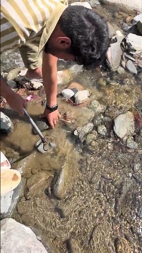 River metal detecting with pinpointer detecting #metal #treasuresearch # #hunter #viralvideo