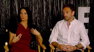 Lucy Liu and Johnny Lee Miller on "Elementary"