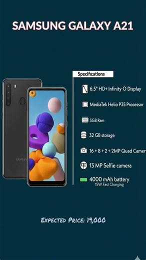 Samsung Galaxy A21 #smartphone #mobilephone