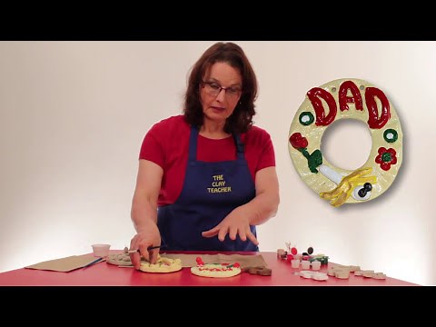 Make Air Dried Pottery Clay Picture Frames and Ornaments with The Clay Teacher