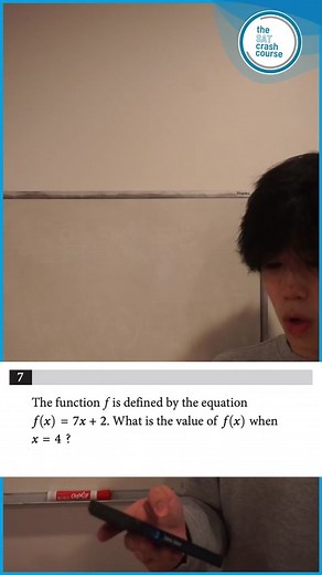 Prepping for the SAT? Here’s a question to consider. Can you solve it? 🤔 #digitalsat #satprep #satmath #thesatcrashcourse