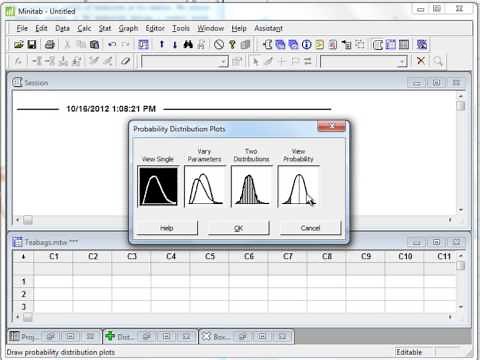 One-Tail t-test using minitab