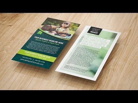 DL Size Flyer Design - Photoshop CC Tutorial