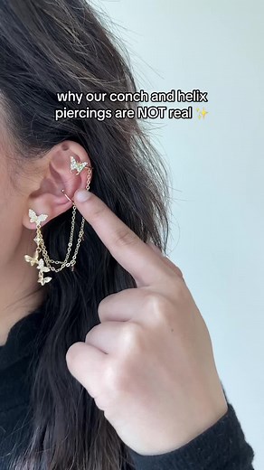 Ear Cuffs: Why We Choose Fake Conch & Helix Piercings