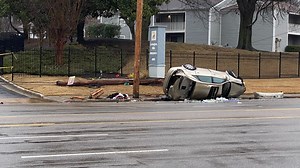 Woman critically injured after car hits pole in northeast Memphis