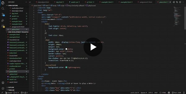 #javascript #webdevelopment #frontenddevelopment #dom #eventhandling #html #css #codingprojects #studentdeveloper #btech #learning #miniproject #fullstackdevelopment | Vempa Kusuma sravya
