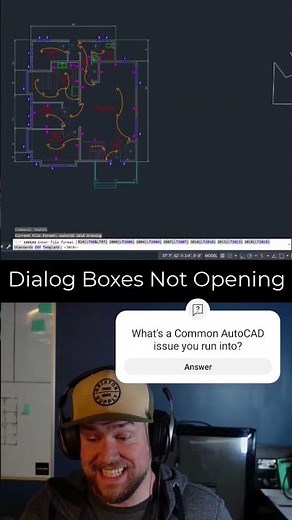 Fix Missing AutoCAD Dialogue Boxes! #autocadtutorial #shorts
