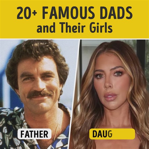 502K views · 1.8K reactions | 20+ Famous Dads and Their Girls | Bright Side | Facebook