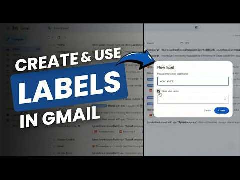 🎯 How to Create and Use Labels in Gmail | 📂 Organize Emails with Filters & Folders
