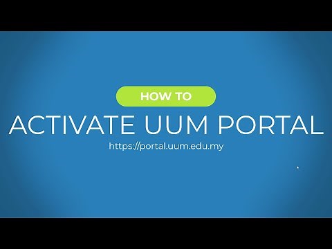 How to activate UUM Portal