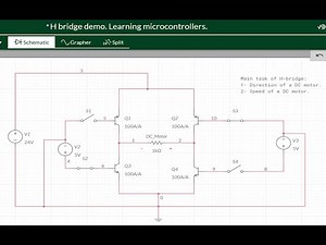 H-Bridge Circuit Explained with Multisim Live Simulation | DC Motor Control Tutorial