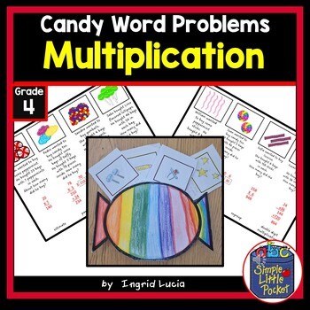 Halloween Candy multiplication Activity 4th Grade