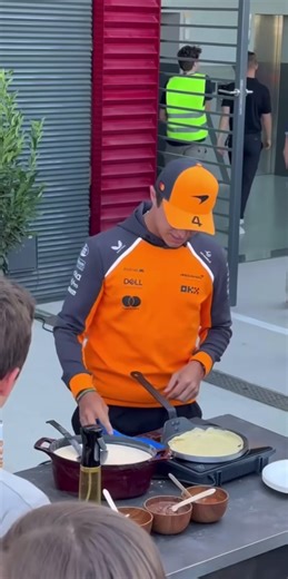 Lando and Piastri's Pancake Challenge