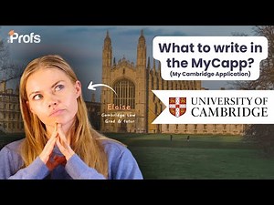 HOW TO COMPLETE YOUR MYCAPP APPLICATION (MY CAMBRIDGE APPLICATION)