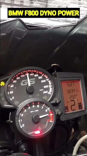 BMW F800 Top Speed Testing
