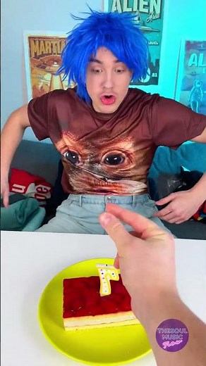 Can the Monkey Blow Out the Candles? 🐵🎉 #comedy #shorts