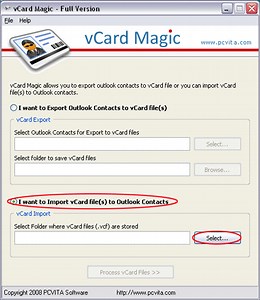 vCard converter For Outlook & Android To Open vCard Contacts List