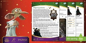 Harry Potter: Magical Creatures Differentiated Reading Comprehension Activity [Ages 9-11]