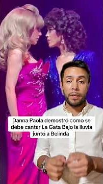 Danna Paola showed how to sing La Gata Bajo la Lluvia with Belinda