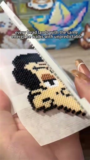 Mr. Bean's EPIC Fuse Bead Adventure! 🤯 #pixiecraft #pixiebeads #minifusebeads #2.6mmfusebeads