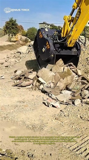 This Machine Turns Rocks Into Gravel in Seconds! 🔥 You Won’t Believe How Fast!
