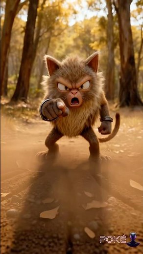 Mankey evolves to Primeape IRL