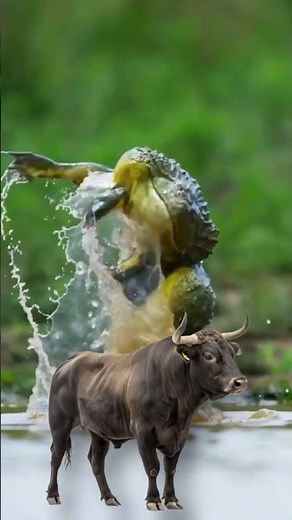 This is a Bullfrog Fight. #animals #wildlife