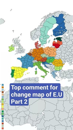 Top comment for change map of E.U Part 2 #country #geography #europe #edit